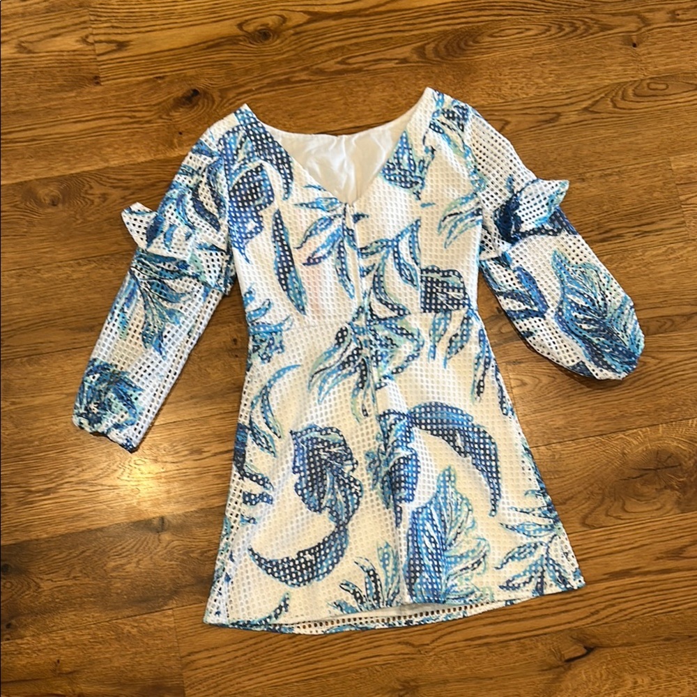 NWT Lilly Pulitzer Laurie Romper Dress. Size women’s 0 - Picture 3 of 9